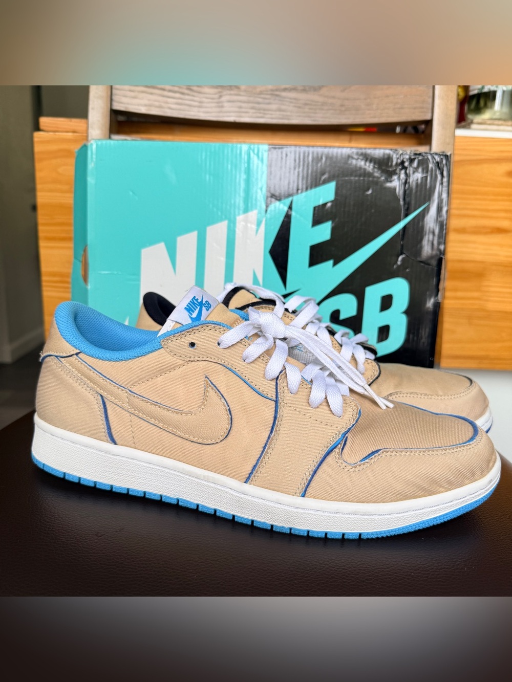 Nike Jordan 1 Low SB QS Lance Mountain Desert Ore 11 for men